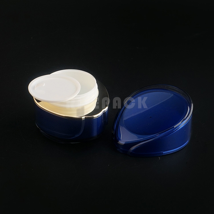 Acrylic cream jar and lotion bottle