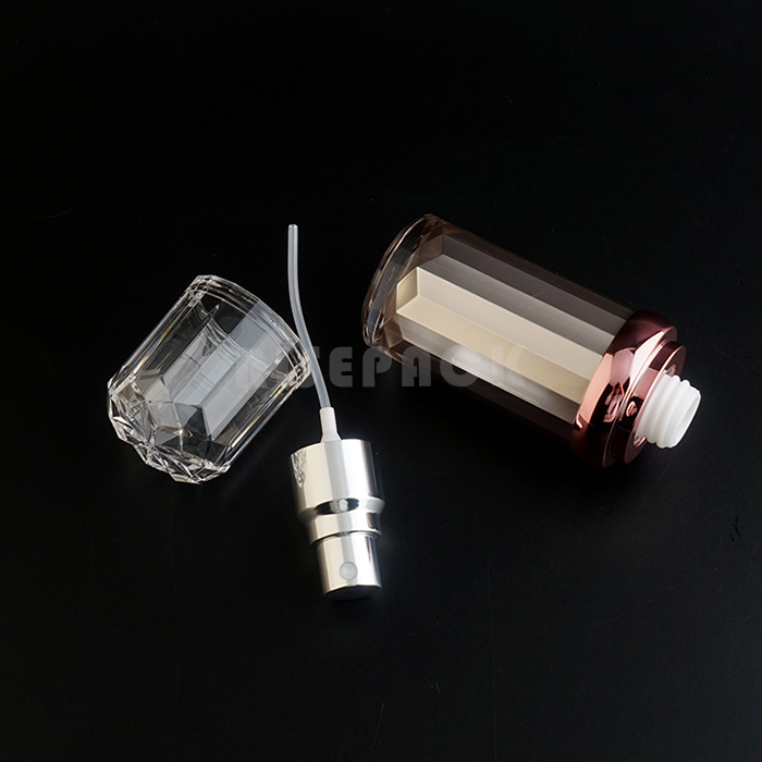 Plastic acrylic cosmetic packaging set