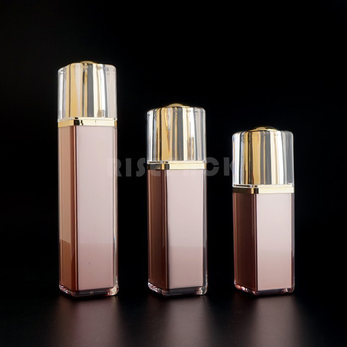 Acrylic cream jar and lotion bottle