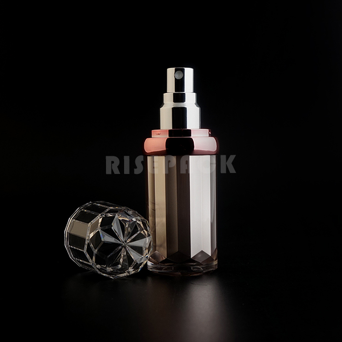 Plastic acrylic cosmetic packaging set