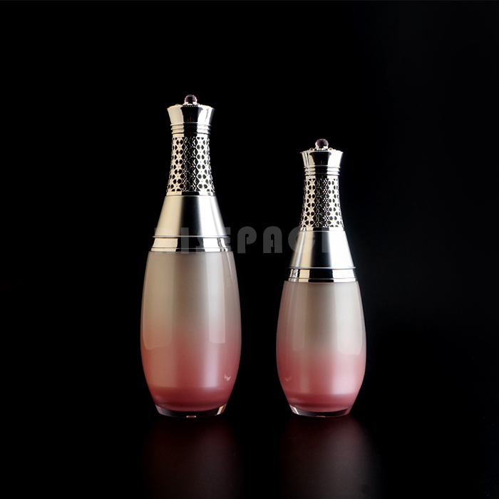 Plastic acrylic cosmetic packaging set