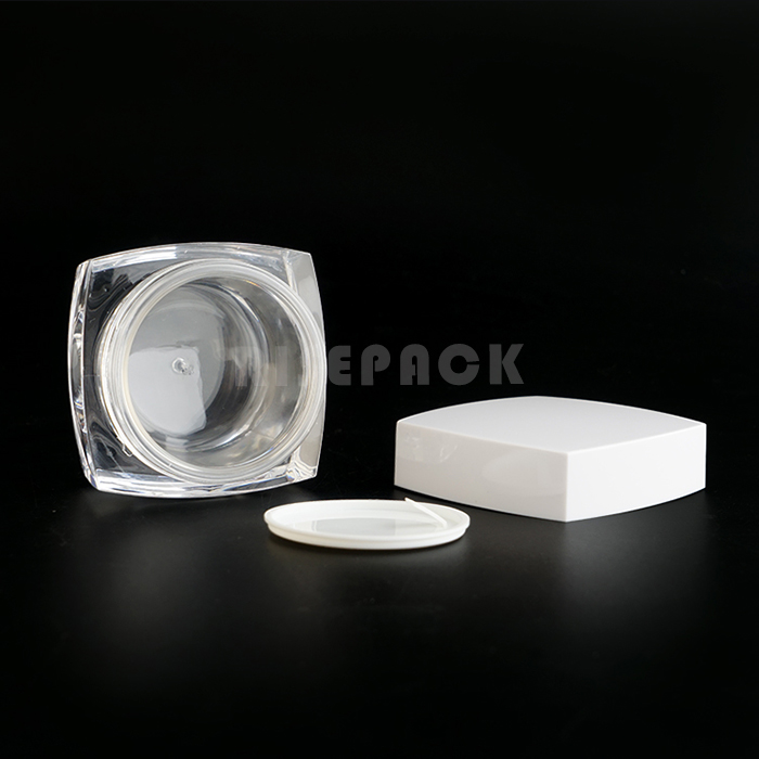 Square Acrylic Cream Jar