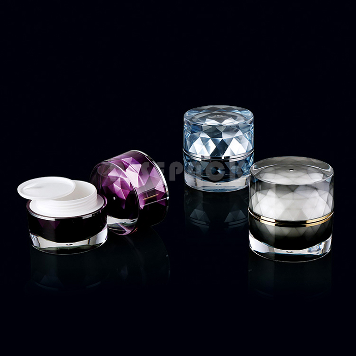 Luxury Round Acrylic Cream Jar_copy