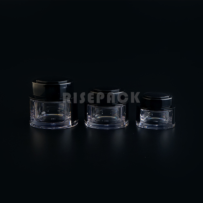 PETG plastic jar and lotion bottle