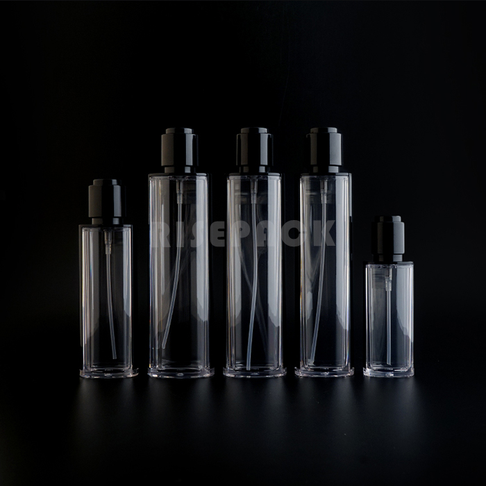 PETG plastic jar and lotion bottle