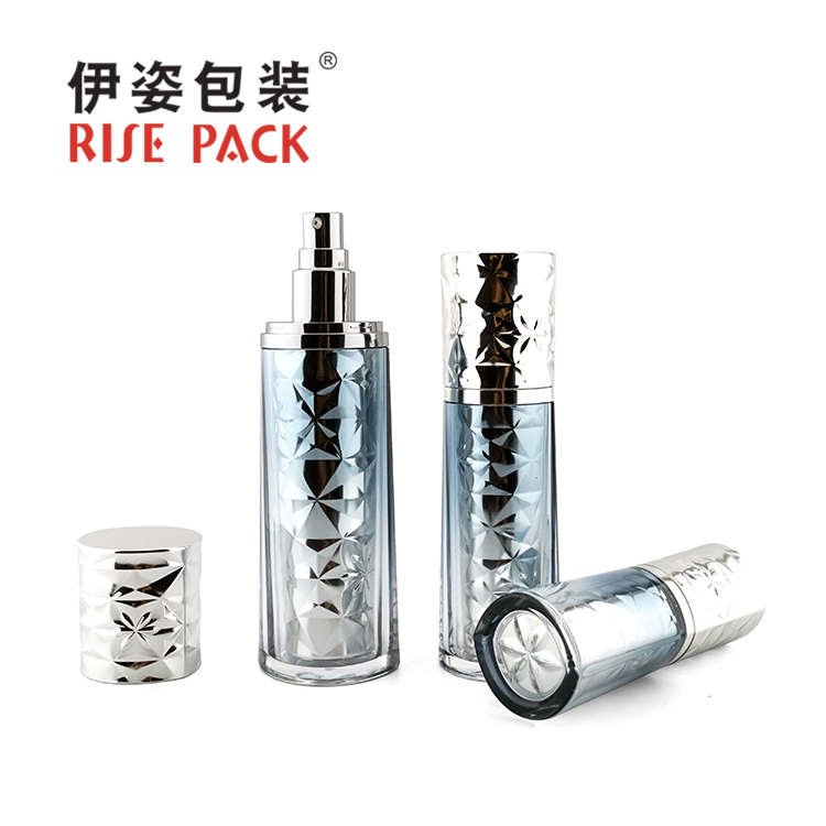 Acrylic cream jar and lotion bottle