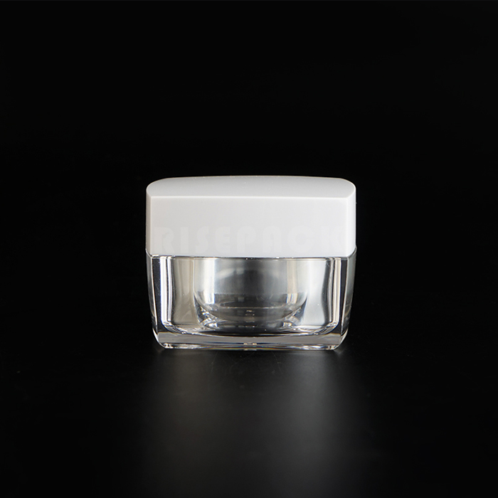 Square Acrylic Cream Jar