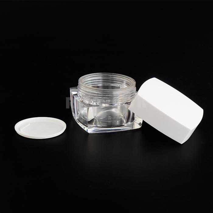 Square Acrylic Cream Jar
