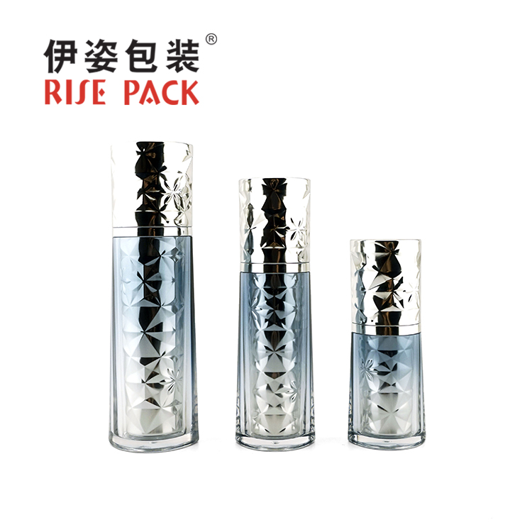 Acrylic cream jar and lotion bottle