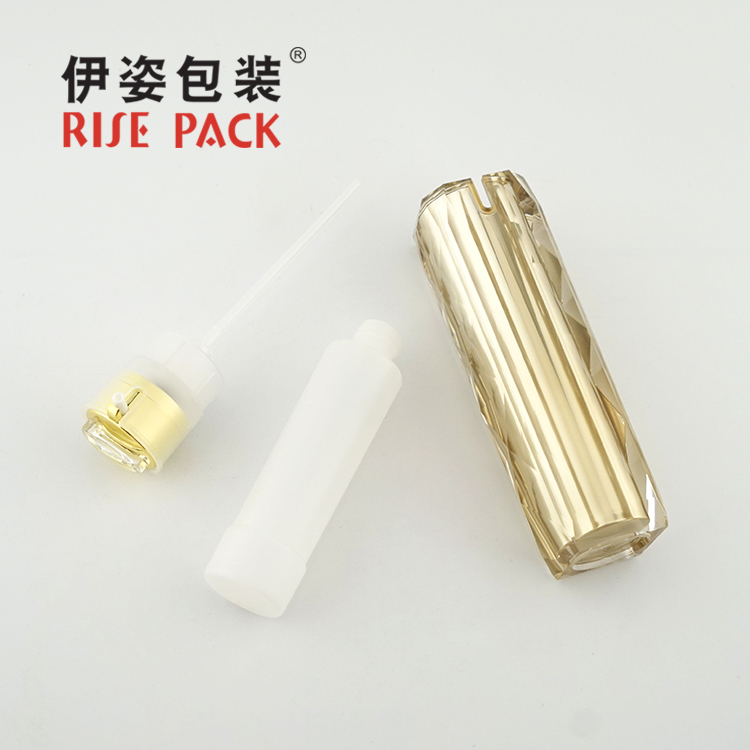 Acrylic cream jar and lotion bottle