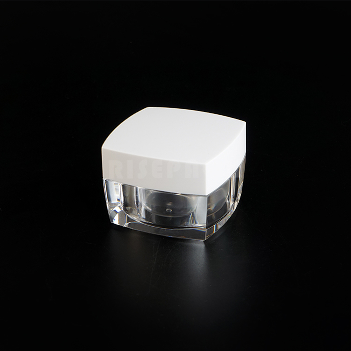 Square Acrylic Cream Jar