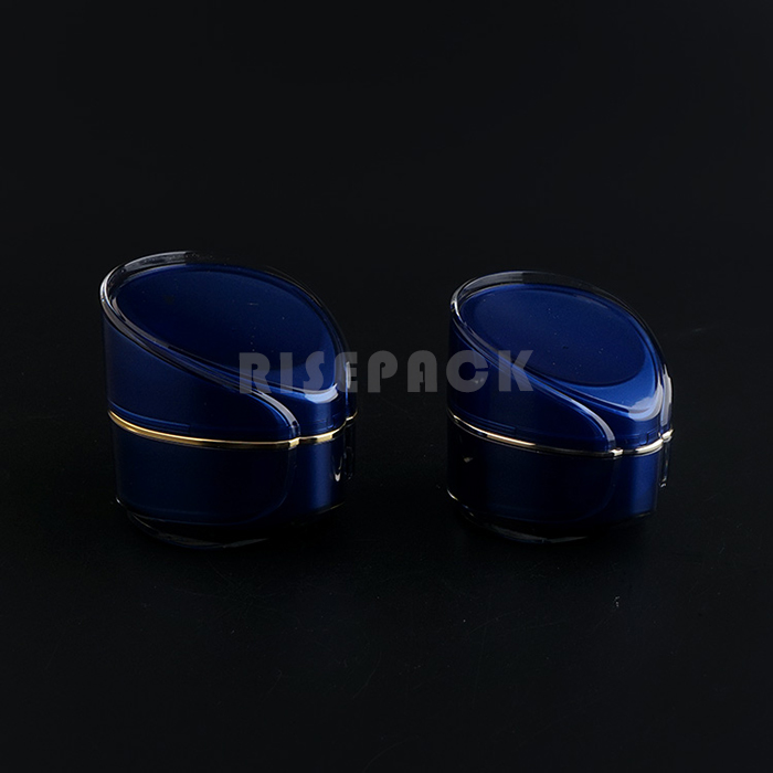 Acrylic cream jar and lotion bottle