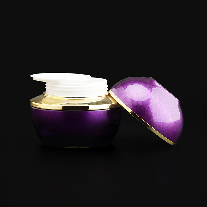 Round cream jar