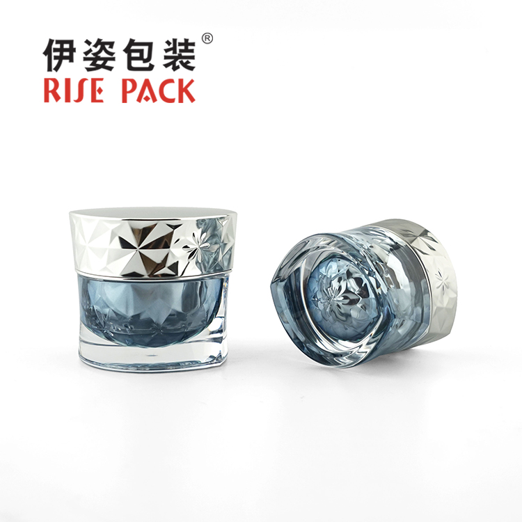 Acrylic cream jar and lotion bottle