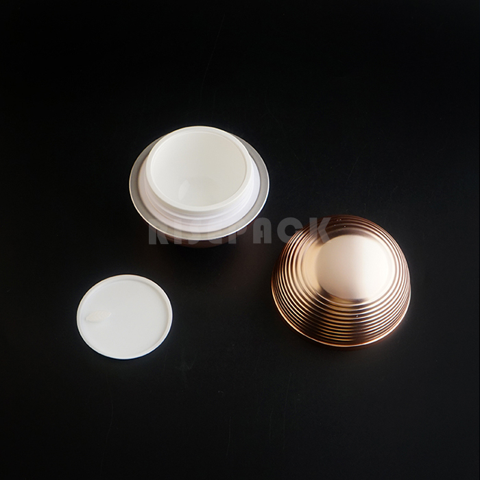 Round Ball Acrylic Cream Jar