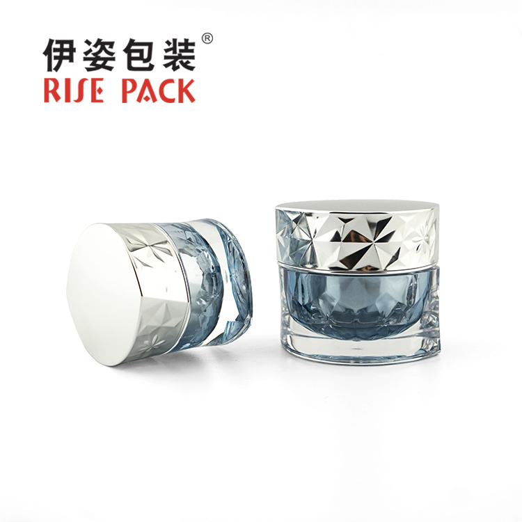 Acrylic cream jar and lotion bottle