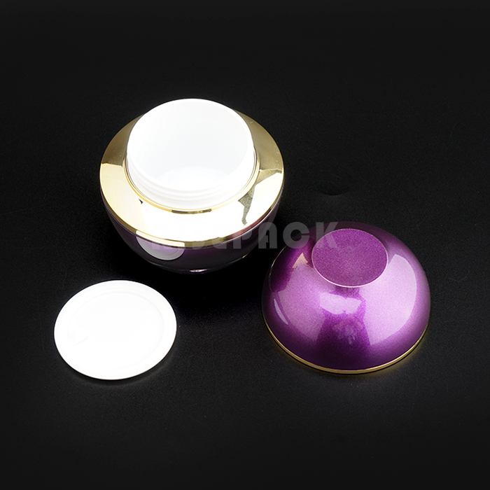 Round cream jar