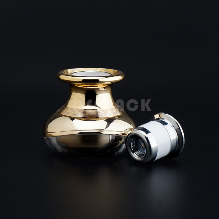 Round cream jar
