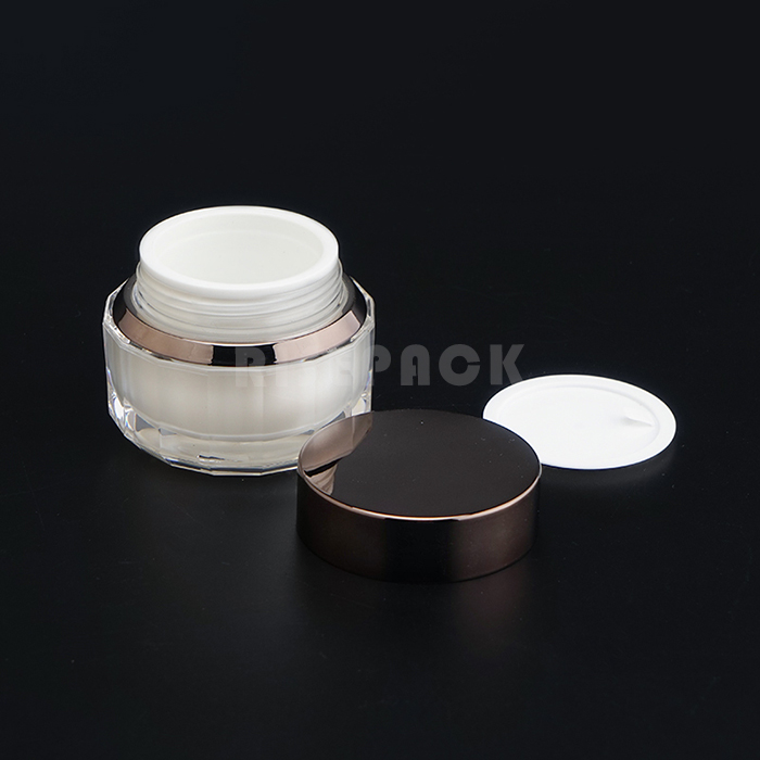 Acrylic Vibration Cream Jar and Lotion Bottle