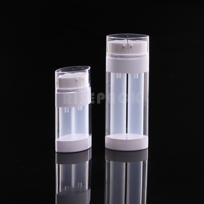 Double Tubes Chamber Airless Bottle