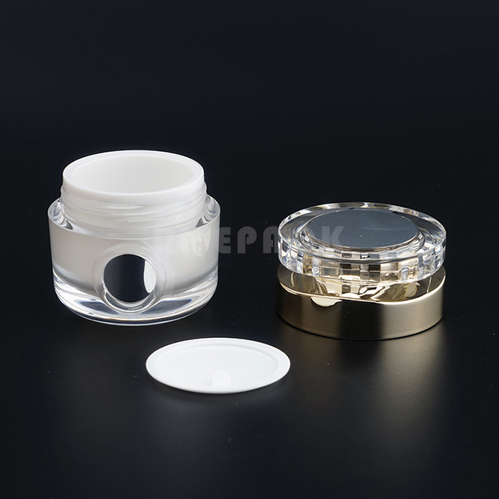 Acrylic Set Cream Jar and Lotion Bottle and Viberation Eye Cream Bottle