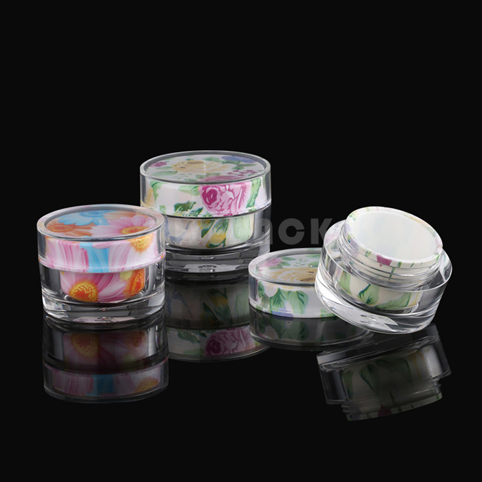 Circular Acrylic jar