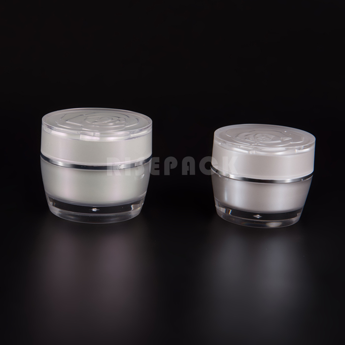 Circular Acrylic jar