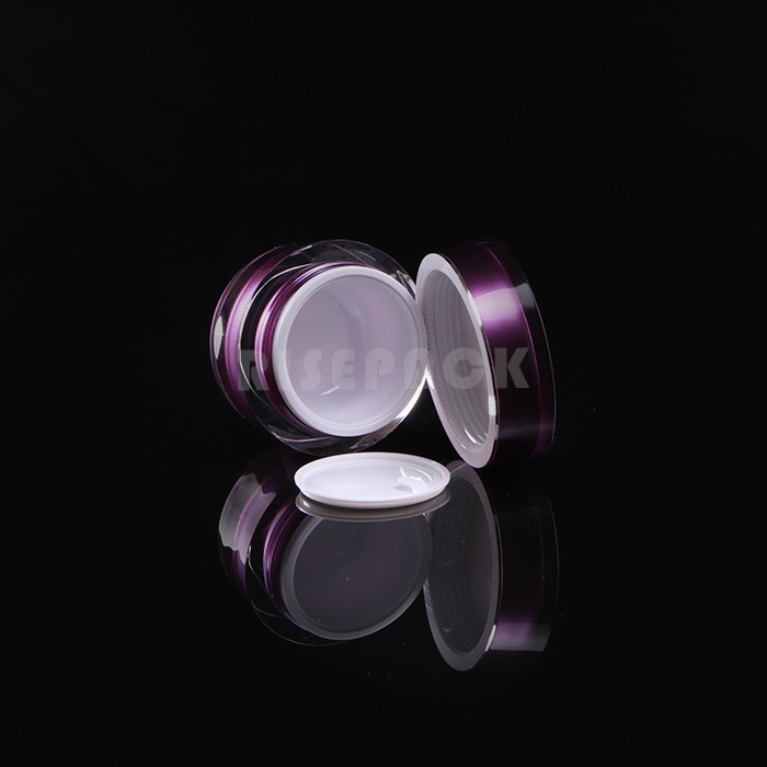 Circular Acrylic jar