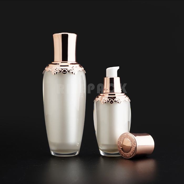 Luxury Acrylic Plastic Lotion Bottle Set