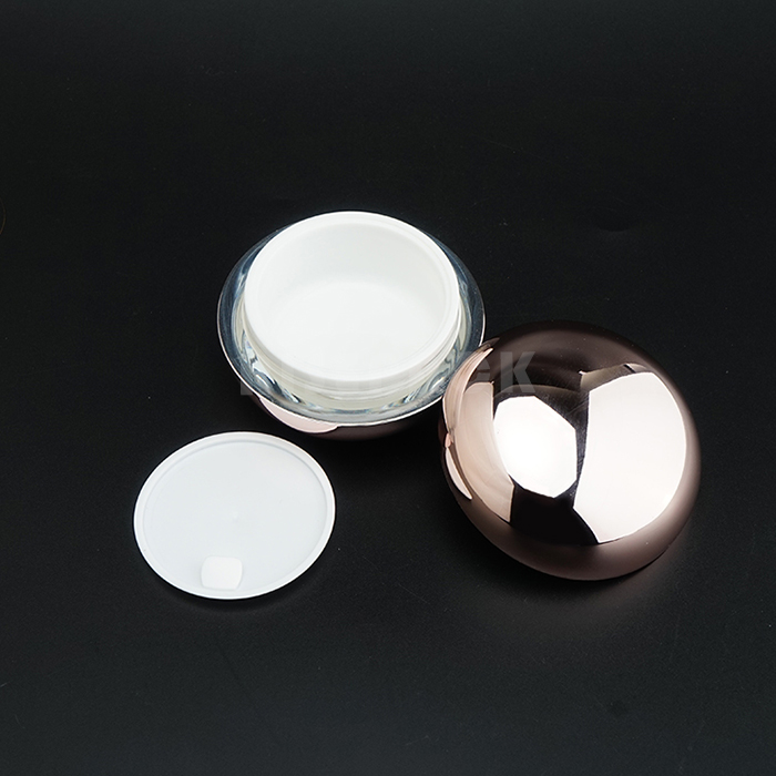 Luxury Round Cream Jar and Lotion Bottle