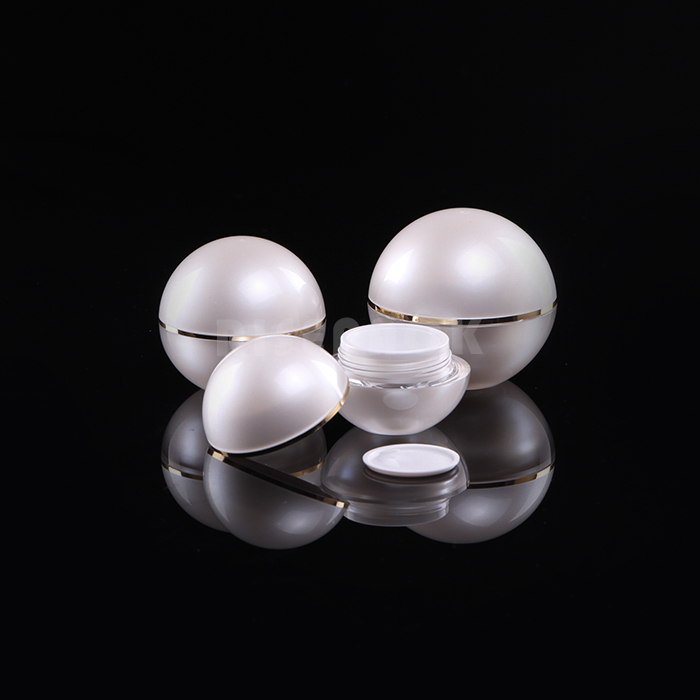 Round Ball Acrylic Cream Jar