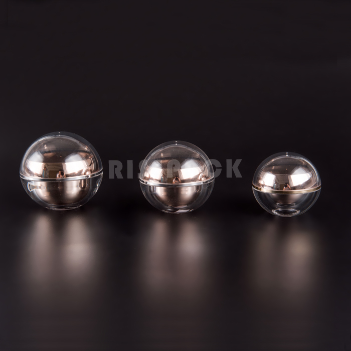 Round Ball Acrylic Cream Jar