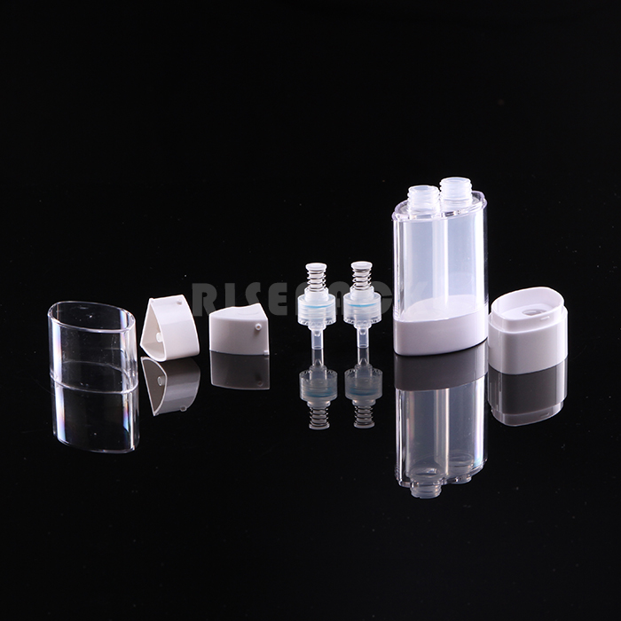 Double Tubes Chamber Airless Bottle