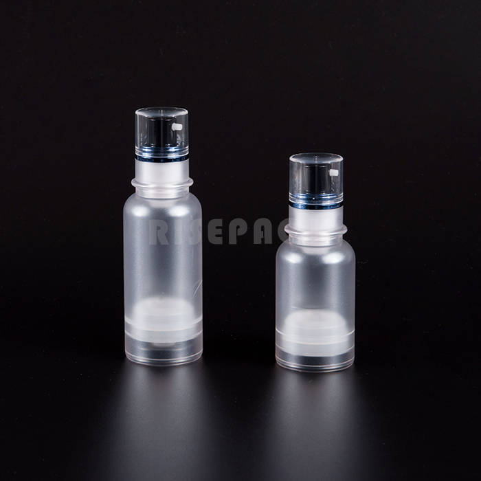 Circular PETG lotion bottle