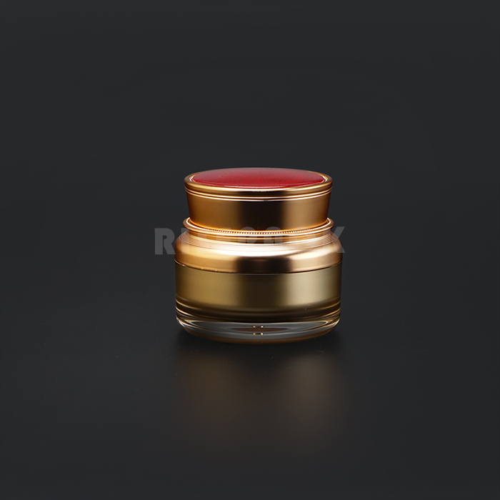 Acrylic Round Cream Jar and Lotion Bottle