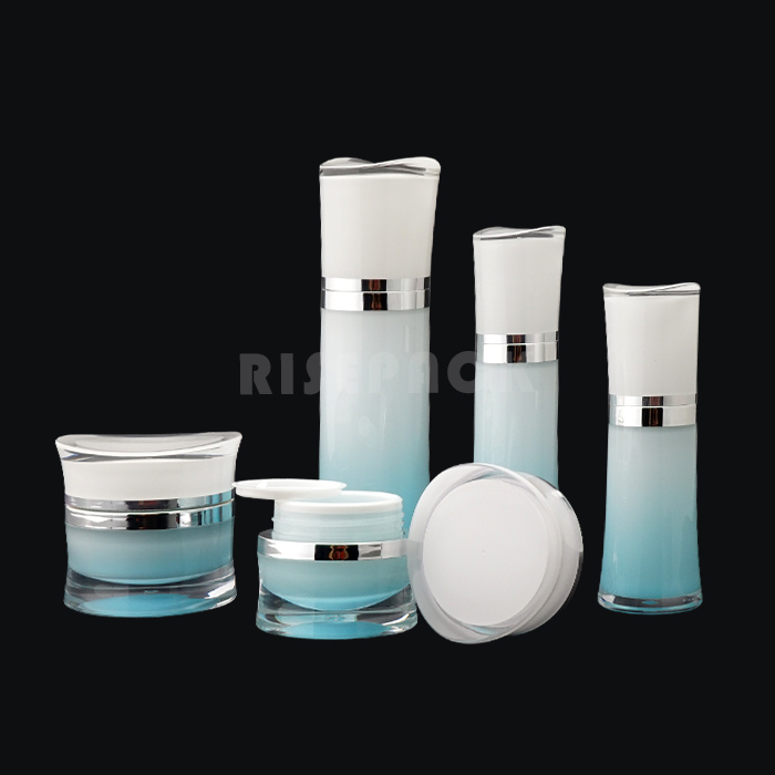 Classic Acrylic Cream Jar and Lotion Bottle