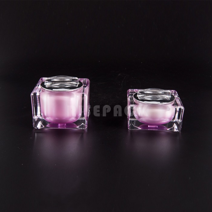 Square Acrylic jar