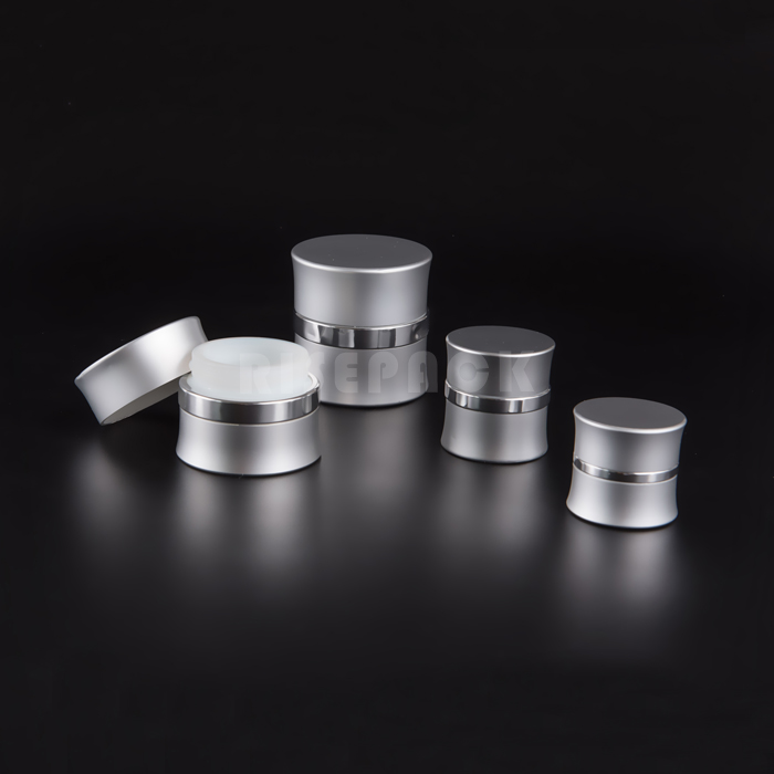 Surface aluminum cosmetic cream Jar