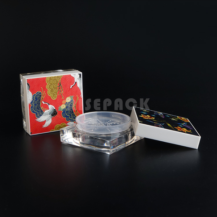 Acrylic Loose Powder Container