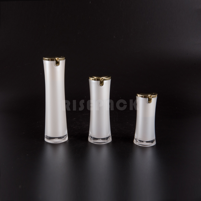 Slender Waist Acrylic Airless Lotion bottle