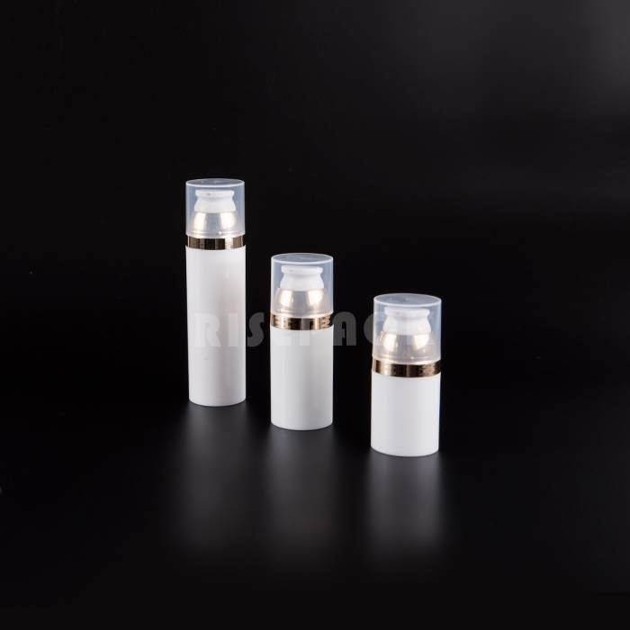 Round PP Airless lotion bottle