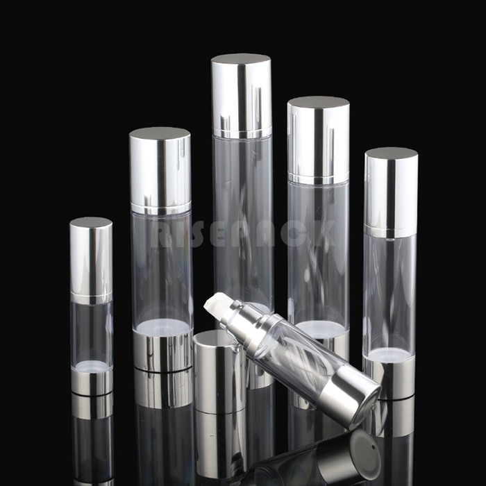 Circular PP/AS/ABS Airless Lotion bottle