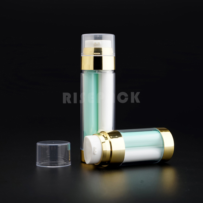Double Tubes Airless Lotion Bottle