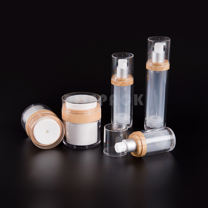 Airless Acrylic Cream Jar and Lotion Bottle