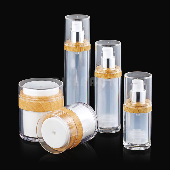 Airless Acrylic Cream Jar and Lotion Bottle