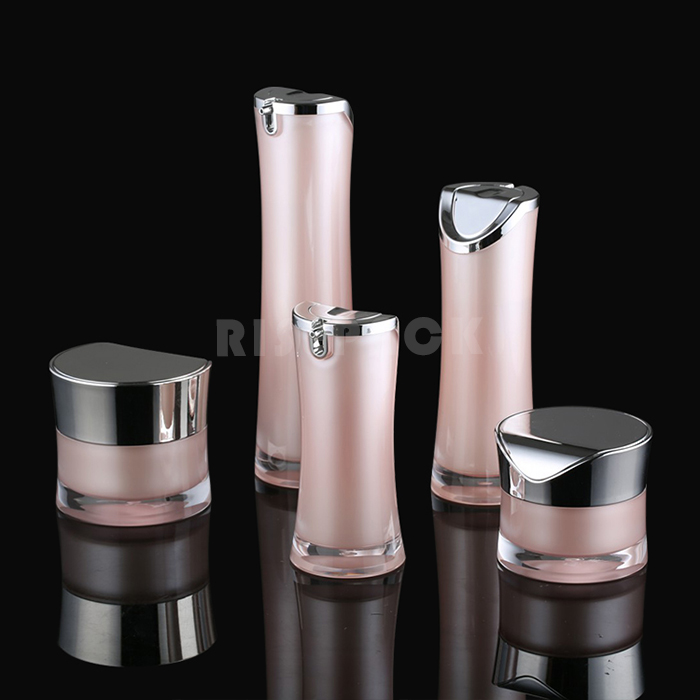 Round Acrylic Jar and Airless Lotion bottle