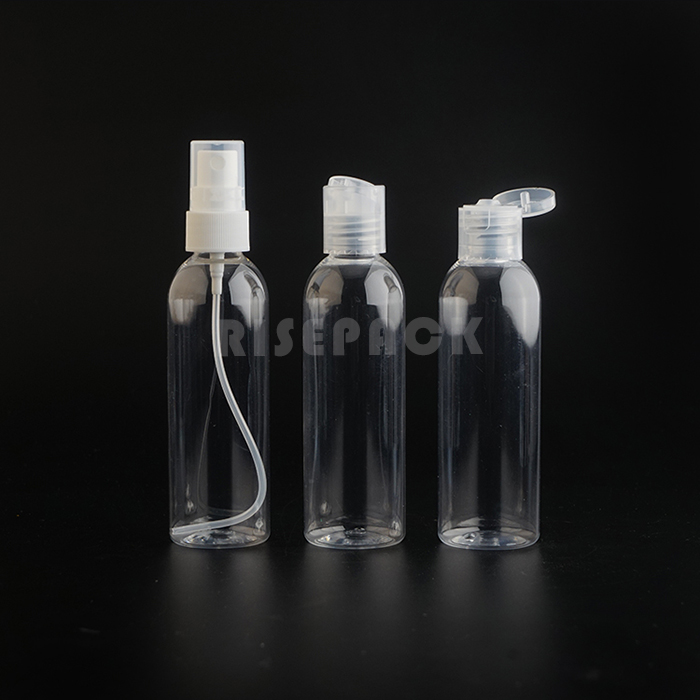 PET Set Spray and Lotion Bottle Flip and Disc Cap