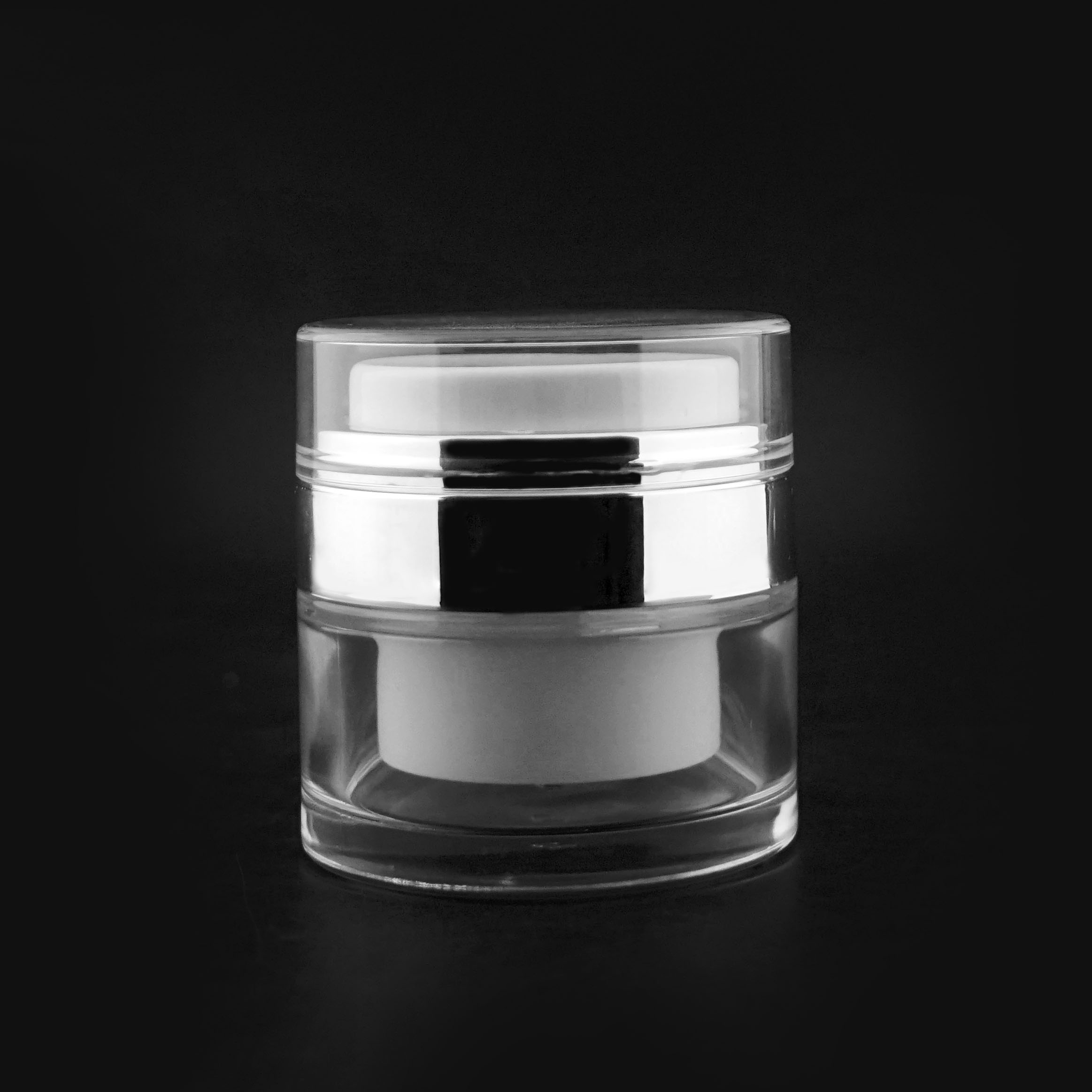 Glass Airless Cream Jar