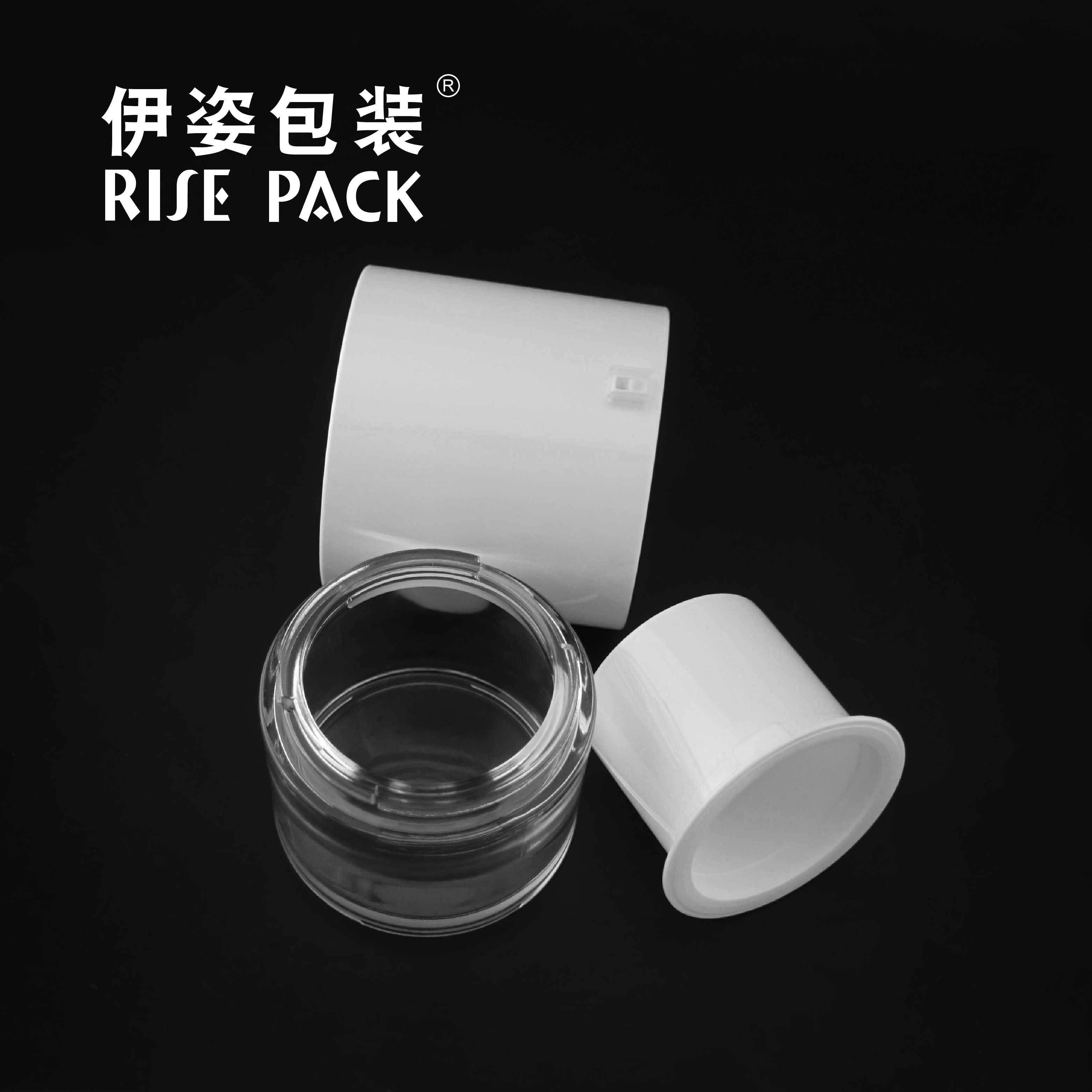 30g Glass Rotary Airless Cream Jar