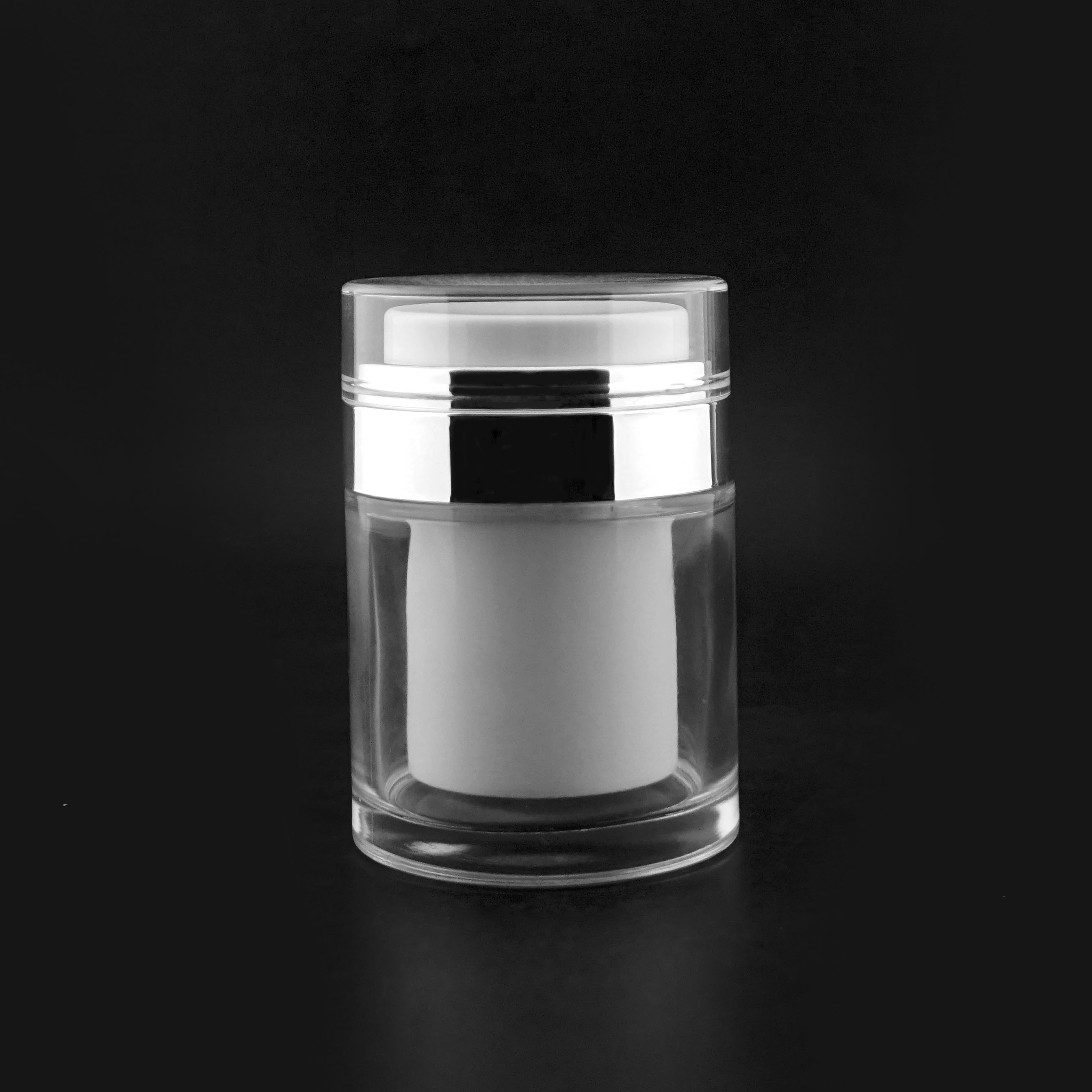 Glass Airless Cream Jar
